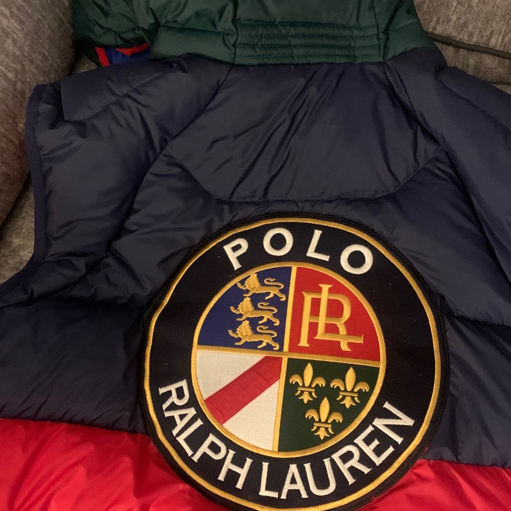 Colorblock Ralph Lauren puffer vest